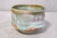 Photo3: Mino ware pottery Japanese tea ceremony bowl Matcha chawan Kiseto light blue