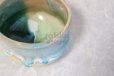 Photo7: Mino ware pottery Japanese tea ceremony bowl Matcha chawan Kiseto light blue (7)