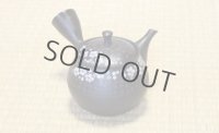 Tokoname ware Japanese tea pot kyusu ceramic strainer YT Hokuryu in plum 300ml