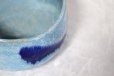 Photo7: Mino ware pottery Japanese tea ceremony bowl Matcha chawan kairagiao naga blue