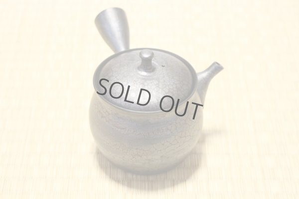 Photo1: Tokoname ware Japanese tea pot kyusu ceramic strainer YT Shoryu tenmoku 270ml