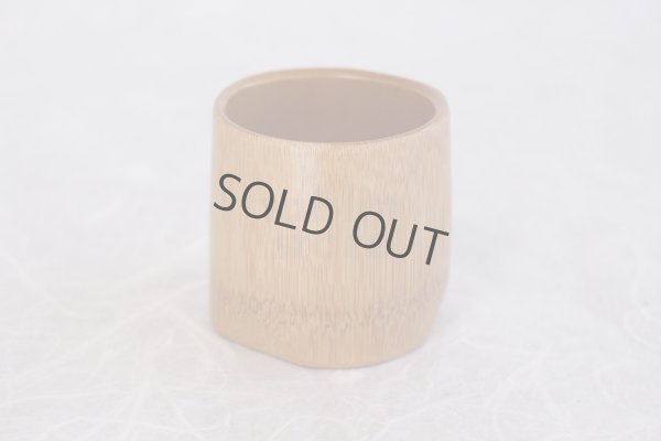 Photo8: Japanese Susu Bamboo Sake Set 12.15fl oz / 360ml Bottle and Cup L size