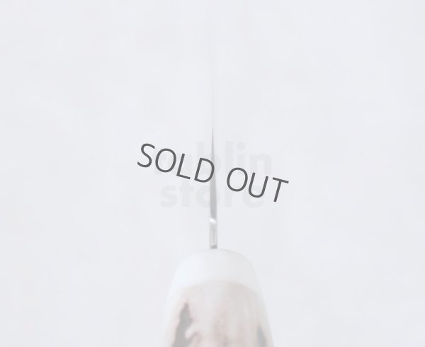 Photo4: SAKAI TAKAYUKI Japanese knife Damascus 45-layers Santoku Deer horn handle 180mm