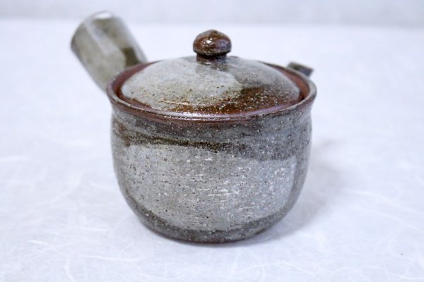 Photo2: Shigaraki Japanese tea pot kyusu tsutinone pottery tea strainer 230ml