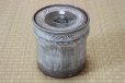 Photo8: Kiyomizu Kyoto porcelain Japanese tea ceremony water jar Mishima gray mizusashi