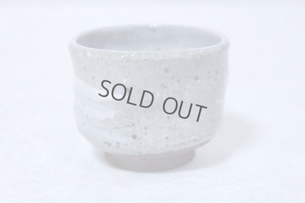 Photo5: Kutani pottery sake cup nodoka toshi kiln Sparrow Black-capped Chickadees aishu