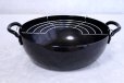 Photo1: Wahei Japanese TEMPURA IRON Flying Pan fritter Pot D20cm (1)