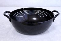 Wahei Japanese TEMPURA IRON Flying Pan fritter Pot D20cm