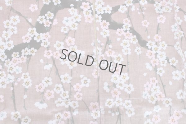 Photo6: Noren NM Japanese door curtain Shidarezakura pink 85 x 150cm