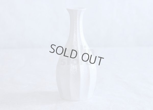 Photo7: Arita porcelain Japanese sake bottle & cups set white crystal glaze Seito 200ml