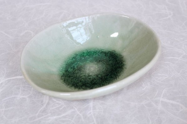 Photo1: Shigaraki pottery Japanese soup noodle serving bowl harukusa daen D170mm
