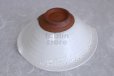 Photo6: Hagi ware Japanese Serving bowl White glaze Morning glory W200mm