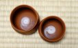 Photo8: Tokoname Japanese yunomi tea cups Reiko red plum hand drilling