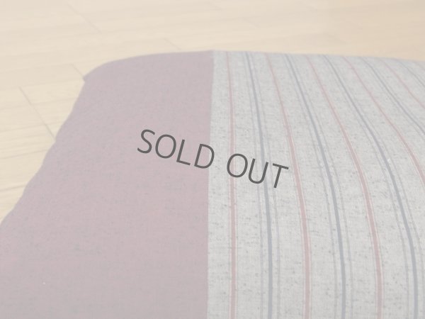 Photo3: Japanese floor pillow cushion cover zabuton Kurume textile psdik en 55 x 59cm