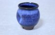 Photo5: Hagi yaki ware Japanese tea cups pottery watatumi daruma blue yunomi set of 2