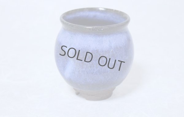 Photo5: Hagi yaki ware Japanese tea cups pottery watatumi daruma blue yunomi set of 2