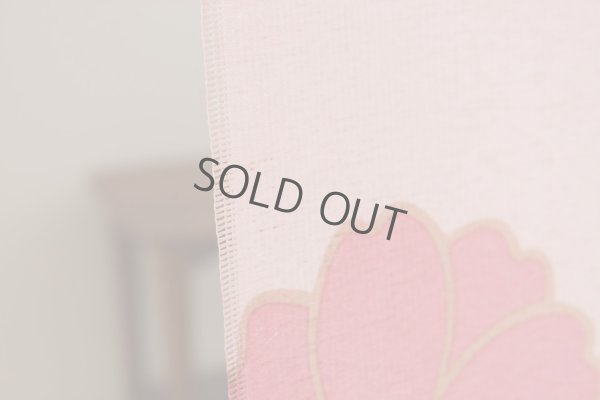 Photo3: Noren Japanese Curtain Doorway NM SD yumemiso flowers 85 x 150cm