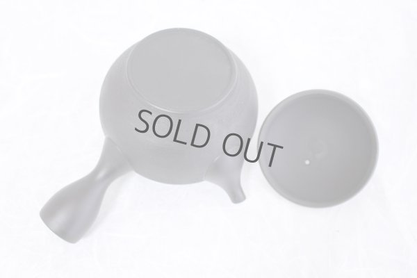 Photo11: Tokoname Japanese tea pot kyusu Komatsu ceramic tea strainear koku tubaki 220ml