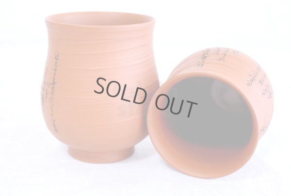 Photo13: Tokoname Japanese tea pot kyusu YT rokkasen waka reiko red 330ml and tea cups