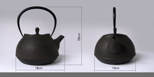 Other Images2: ITCHU-DO HAKEME Japanese Cast Iron tea Kettle Nambu Tetsubin 1000ml