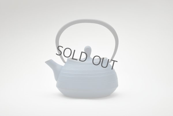 Photo2: ITCHU-DO HAKEME Japanese Cast Iron Nambu tea pot Japan blue 400ml