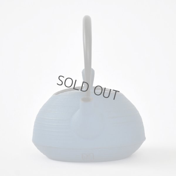 Photo5: ITCHU-DO HAKEME Japanese Cast Iron Nambu tea pot Japan blue 400ml