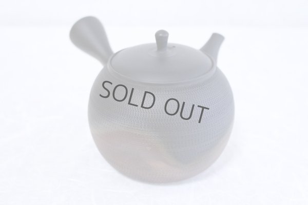 Photo2: Tokoname Japanese tea pot kyusu Gyokko ceramic tea strainer roulette yohen 500ml