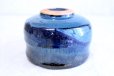 Photo7: Mino ware pottery Japanese tea ceremony bowl Matcha chawan blue namako ao tsutsu
