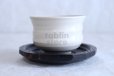 Photo2: Kutani porcelain Japanese Matcha chawan tea bowl yon ippuku heart shinpei (2)