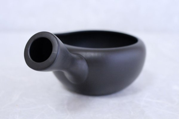 Photo4: Tokoname ware Japanese tea Yusamashi YT black Gyokko 300ml