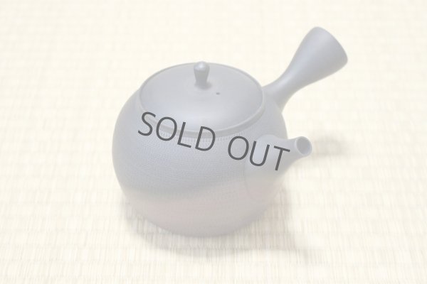 Photo1: Tokoname Japanese tea pot kyusu Gyokko ceramic tea strainer roulette yohen 500ml