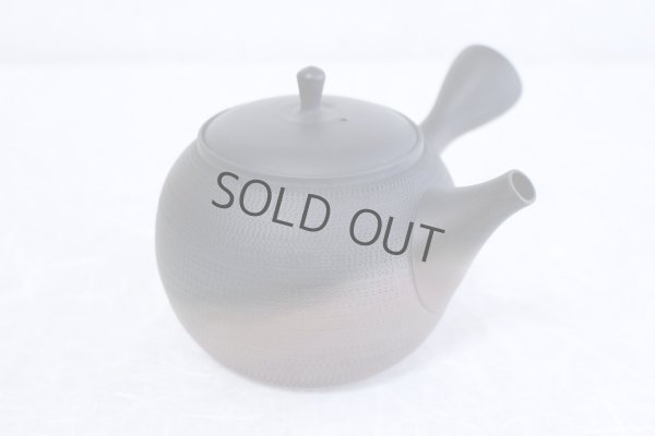 Photo3: Tokoname Japanese tea pot kyusu Gyokko ceramic tea strainer roulette yohen 500ml