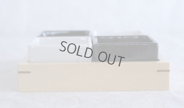 Photo6: Japanese wooden Serving Plate Shiraki in ceramics bowl Ichimatsu