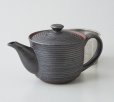 Photo2: Arita Porcelain Japanese tea pot Sendan S type strainer black 275ml (2)