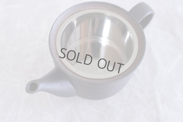 Photo8: Arita Porcelain Japanese tea pot Sendan S type strainer black 275ml