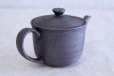 Photo6: Arita Porcelain Japanese tea pot Sendan S type strainer black 275ml