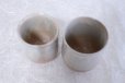 Photo8: Hagi yaki ware Japanese tea cups pottery Ginbai kumi yunomi set of 2