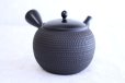 Photo3: Tokoname Japanese tea pot kyusu Gyokko pottery tea strainer black dei L 500ml