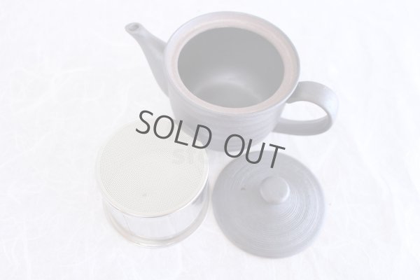 Photo9: Arita Porcelain Japanese tea pot Sendan S type strainer black 275ml