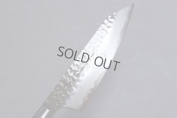 Photo6: SAKAI TAKAYUKI hammered Damascus 33 layer VG-10 Japanese knife Kiritsuke kengata Gyuto, Santoku