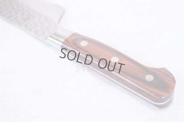 Photo11: SAKAI TAKAYUKI hammered Damascus 33 layer VG-10 Japanese knife Kiritsuke kengata Gyuto, Santoku