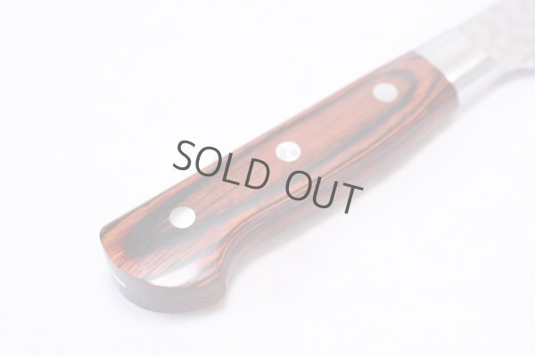 Photo10: SAKAI TAKAYUKI hammered Damascus 33 layer VG-10 Japanese knife Kiritsuke kengata Gyuto, Santoku