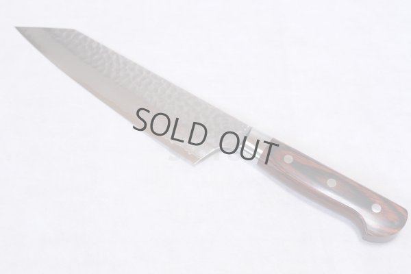 Photo8: SAKAI TAKAYUKI hammered Damascus 33 layer VG-10 Japanese knife Kiritsuke kengata Gyuto, Santoku