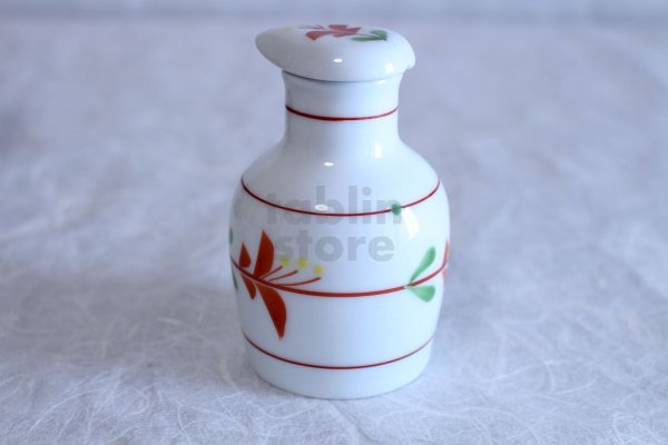 Photo3: Arita imari sd Porcelain Japanese soy sauce bottle hanameguri  100ml