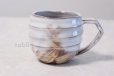 Photo1: Hagi yaki ware Japanese pottery mug coffee cup go white glaze keiichiro 340ml (1)
