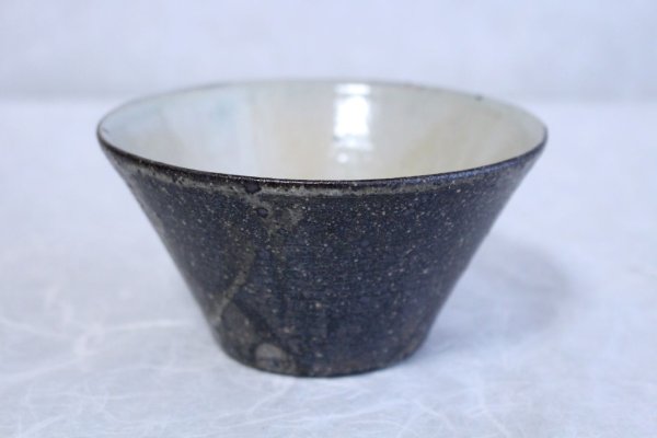 Photo1: Shigaraki pottery Japanese soup noodle serving bowl osero maru D130mm