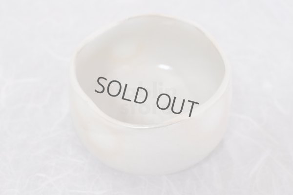 Photo6: Mino ware pottery Japanese tea ceremony bowl Matcha chawan kobiki fuyu tsutsu