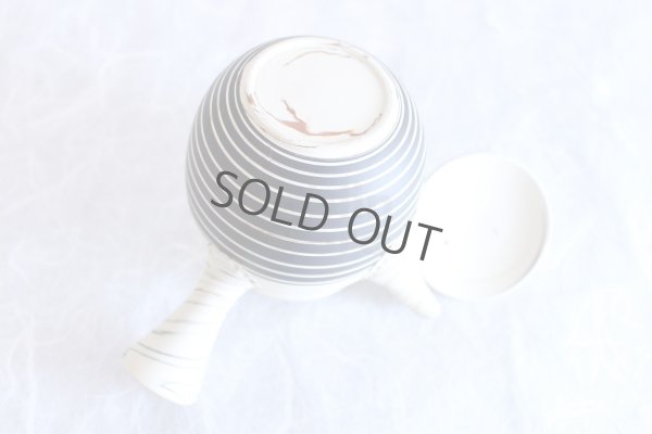 Photo11: Tokoname ware Japanese tea pot kyusu ceramic strainer YT Kenji black line 320ml