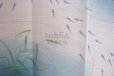 Photo6: Kyoto Noren MS Japanese door curtain killifish blue 85 x 150cm