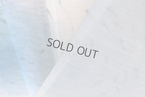 Photo5: Kyoto Noren MS Japanese door curtain killifish blue 85 x 150cm